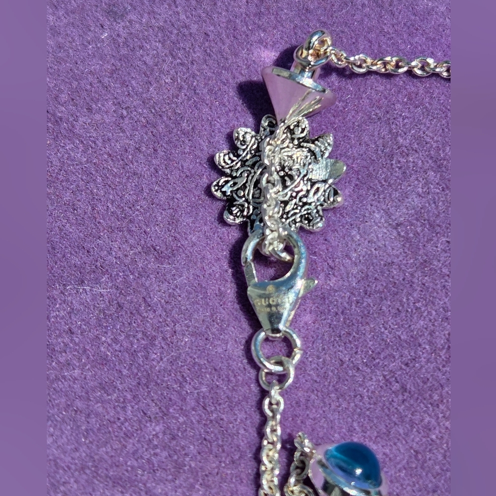 Gucci Silver Mother Of Pearl Bracelet - Picture 3 of 5